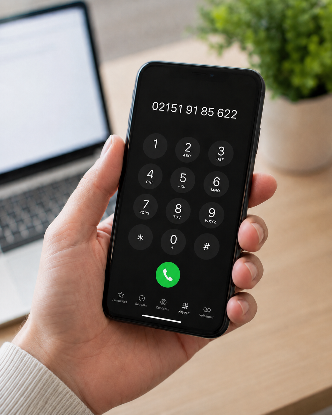 Anfrage und Beratung per Telefon